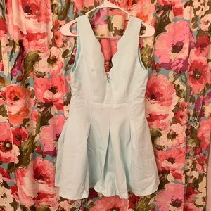 Mint Scalloped Dress